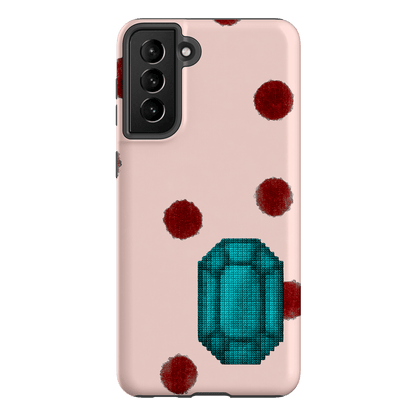 December Turquoise Printed Phone Cases Samsung Galaxy S21 Plus / Armoured by Joiana - The Dairy