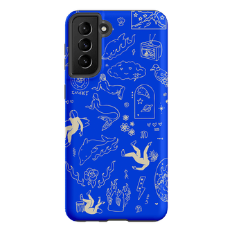 Easty Flash Blue Printed Phone Cases Samsung Galaxy S21 Plus / Armoured by Easty Beasty - The Dairy