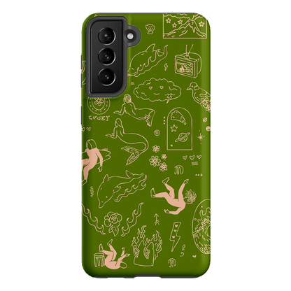 Easty Flash Green Printed Phone Cases Samsung Galaxy S21 Plus / Armoured by Easty Beasty - The Dairy