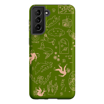 Easty Flash Green Printed Phone Cases Samsung Galaxy S21 Plus / Armoured by Easty Beasty - The Dairy