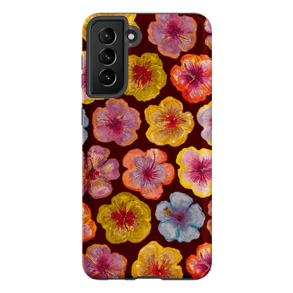 Hibiscus Holiday Rouge Printed Phone Cases Samsung Galaxy S21 Plus / Armoured by BG. Studio - The Dairy