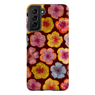 Hibiscus Holiday Rouge Printed Phone Cases Samsung Galaxy S21 Plus / Armoured by BG. Studio - The Dairy