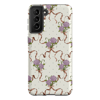 Hydrangea Ribbon Printed Phone Cases Samsung Galaxy S21 Plus / Armoured by Veronica Tucker - The Dairy