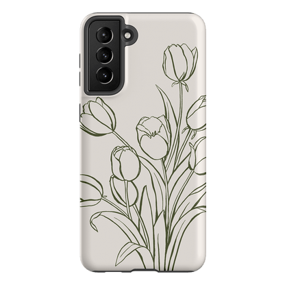 Inked Tulips Printed Phone Cases Samsung Galaxy S21 Plus / Armoured by Typoflora - The Dairy