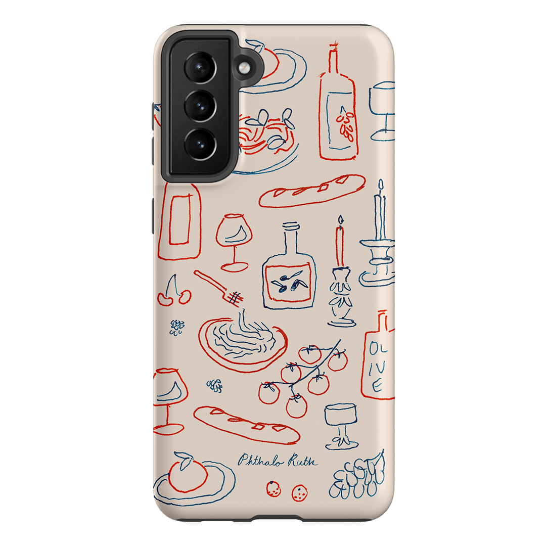 Italian Fare Printed Phone Cases Samsung Galaxy S21 Plus / Armoured by Phthalo Ruth - The Dairy