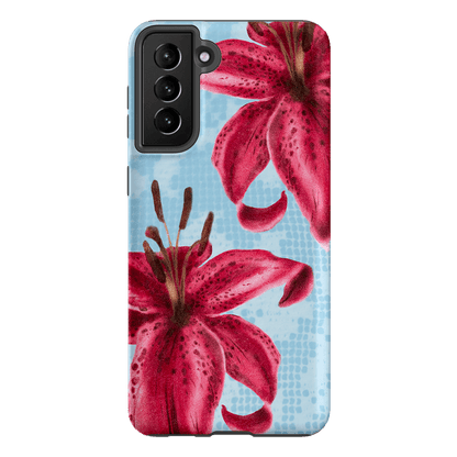Lillies Printed Phone Cases Samsung Galaxy S21 Plus / Armoured by Sally Hungerford - The Dairy