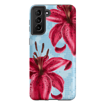 Lillies Printed Phone Cases Samsung Galaxy S21 Plus / Armoured by Sally Hungerford - The Dairy
