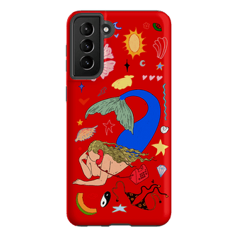 Mermaid Salad Scarlet Printed Phone Cases Samsung Galaxy S21 Plus / Armoured by Easty Beasty - The Dairy