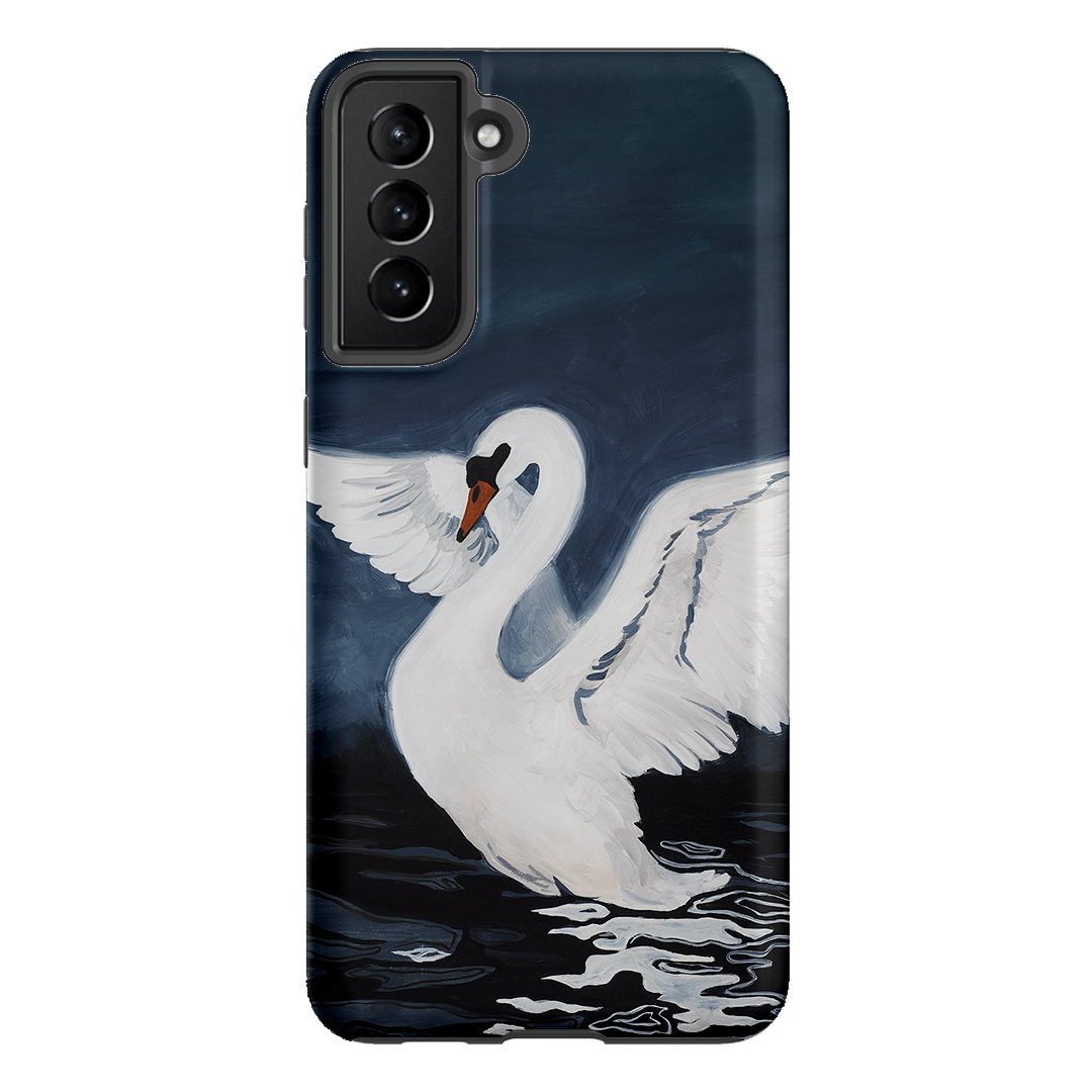 Midnight Swan Printed Phone Cases Samsung Galaxy S21 Plus / Armoured by Lisa Hu - The Dairy