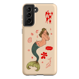 Mimi Cream Printed Phone Cases Samsung Galaxy S21 Plus / Armoured by Easty Beasty - The Dairy
