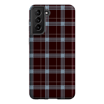 Mocha Plaid Printed Phone Cases Samsung Galaxy S21 Plus / Armoured by The Dairy - The Dairy