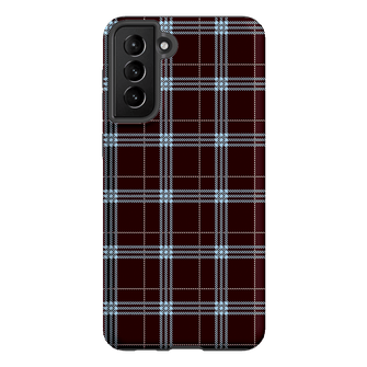 Mocha Plaid Printed Phone Cases Samsung Galaxy S21 Plus / Armoured by The Dairy - The Dairy