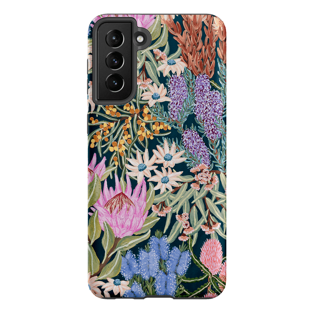 Moonlit Floral Printed Phone Cases Samsung Galaxy S21 Plus / Armoured by Amy Gibbs - The Dairy