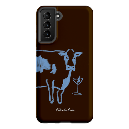 Mootini Espresso Printed Phone Cases Samsung Galaxy S21 Plus / Armoured by Phthalo Ruth - The Dairy
