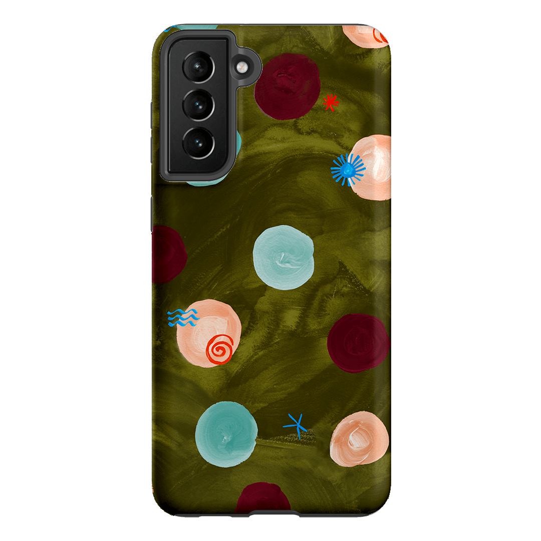 Olive Spot Printed Phone Cases Samsung Galaxy S21 Plus / Armoured by Charlie Taylor - The Dairy
