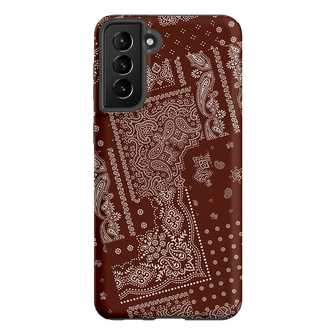 Paisley Cinnamon Printed Phone Cases Samsung Galaxy S21 Plus / Armoured by The Dairy - The Dairy
