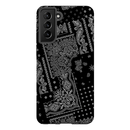 Paisley Noir Printed Phone Cases Samsung Galaxy S21 Plus / Armoured by The Dairy - The Dairy