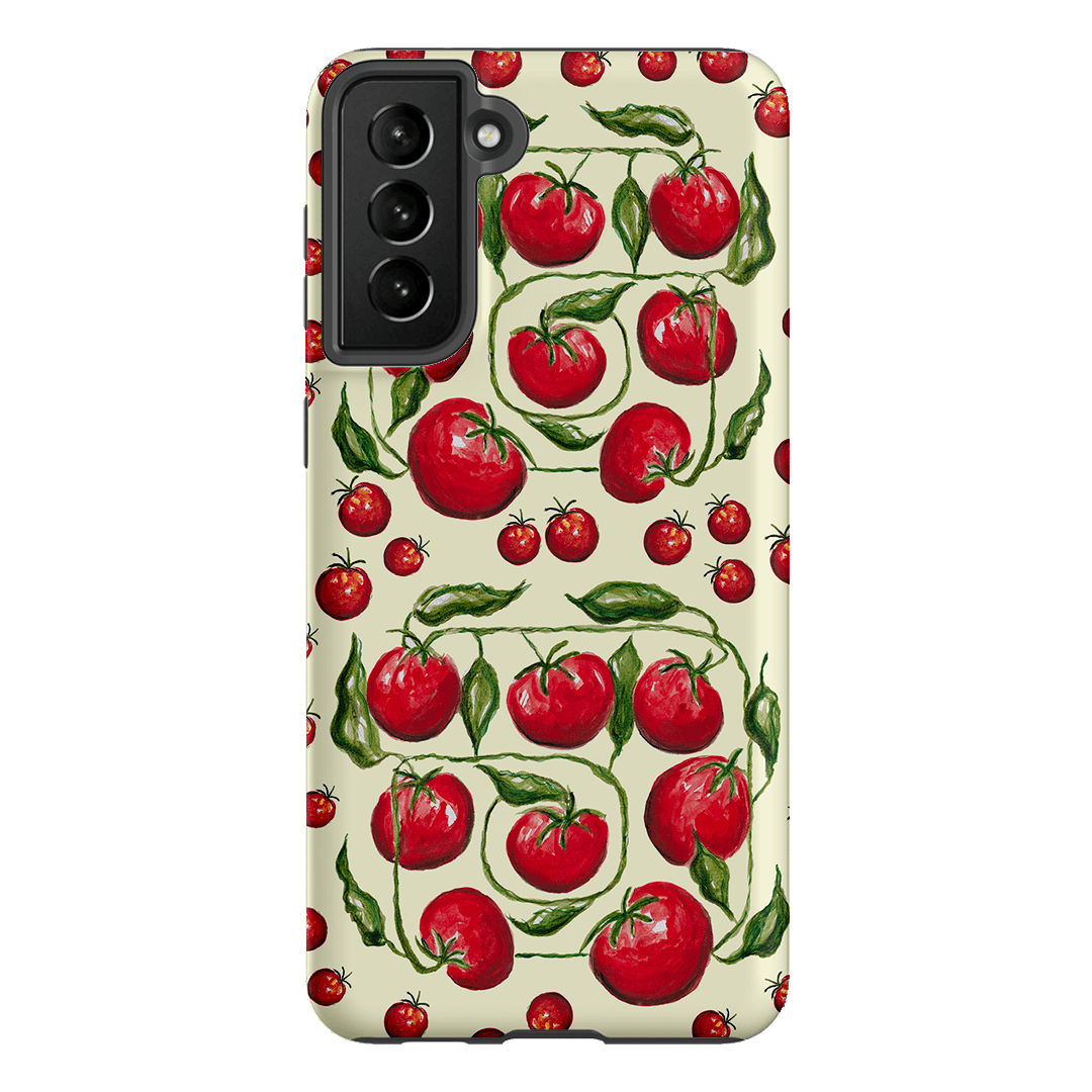 Red Tomatoes Printed Phone Cases Samsung Galaxy S21 Plus / Armoured by BG. Studio - The Dairy