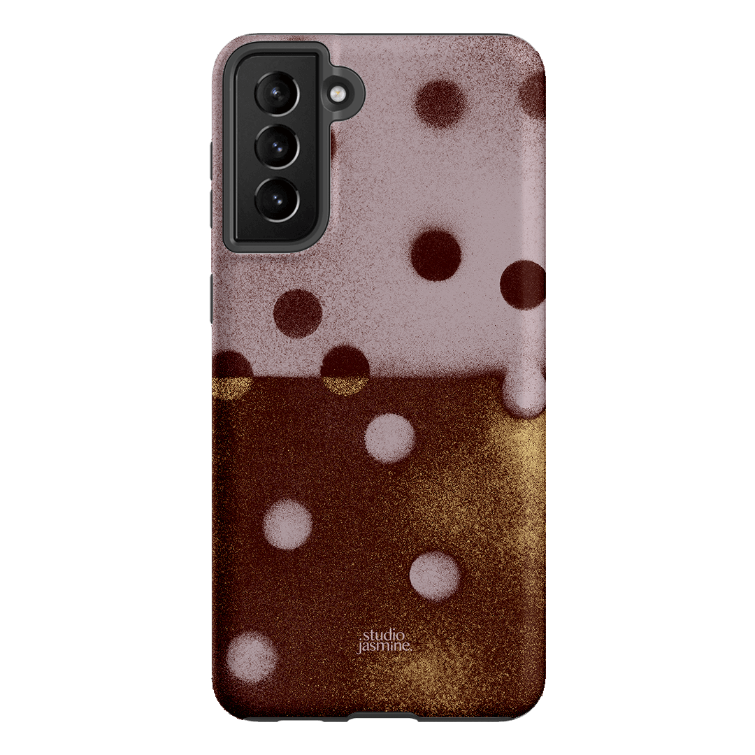 Rust Polka Dot Printed Phone Cases Samsung Galaxy S21 Plus / Armoured by Jasmine Dowling - The Dairy