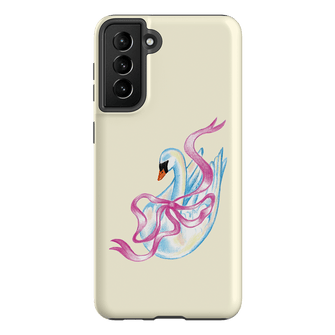 Satin Swan Printed Phone Cases Samsung Galaxy S21 Plus / Armoured by Femke Studio - The Dairy