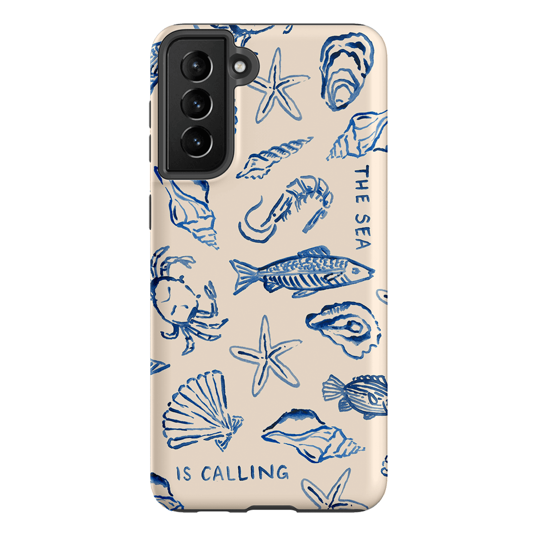 Sea Call Printed Phone Cases Samsung Galaxy S21 Plus / Armoured by Cass Deller - The Dairy