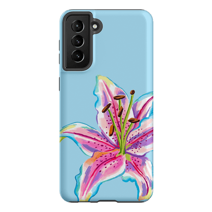 Sky Lily Printed Phone Cases Samsung Galaxy S21 Plus / Armoured by Femke Studio - The Dairy