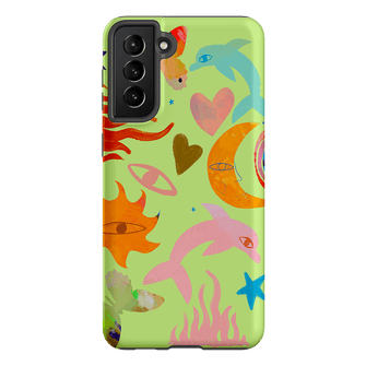 Tattoos Green Printed Phone Cases Samsung Galaxy S21 Plus / Armoured by Kate Eliza - The Dairy