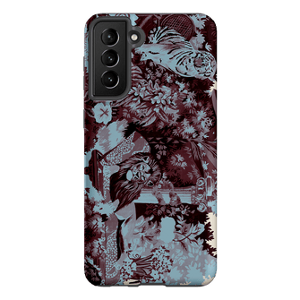Tippi Blue Printed Phone Cases Samsung Galaxy S21 Plus / Armoured by Desmond & Dempsey - The Dairy