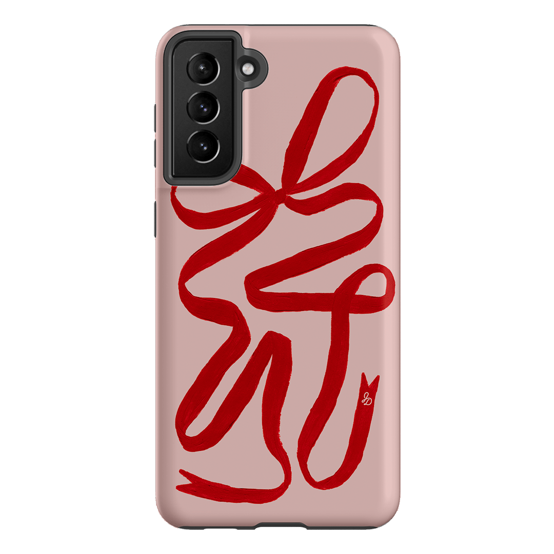 Valentine Ribbon Printed Phone Cases Samsung Galaxy S21 Plus / Armoured by Jasmine Dowling - The Dairy