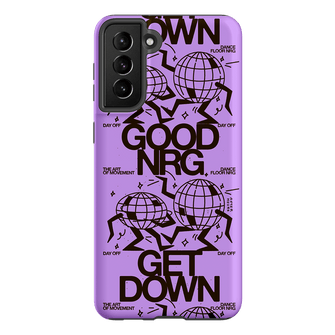 Good Energy in Purple Printed Phone Cases Samsung Galaxy S21 Plus / Armoured by After Hours - The Dairy