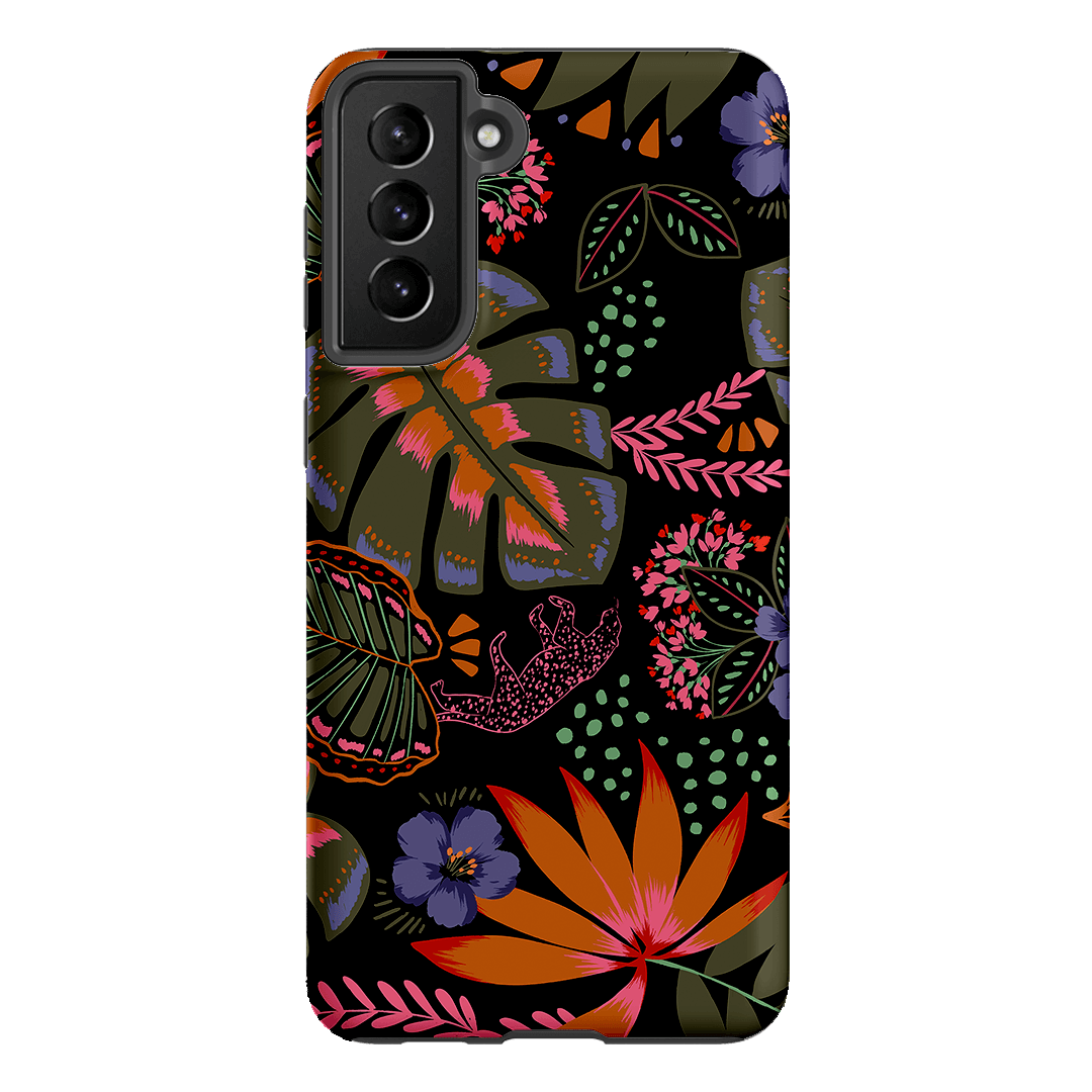 Jungle Leopard Printed Phone Cases Samsung Galaxy S21 Plus / Armoured by Charlie Taylor - The Dairy