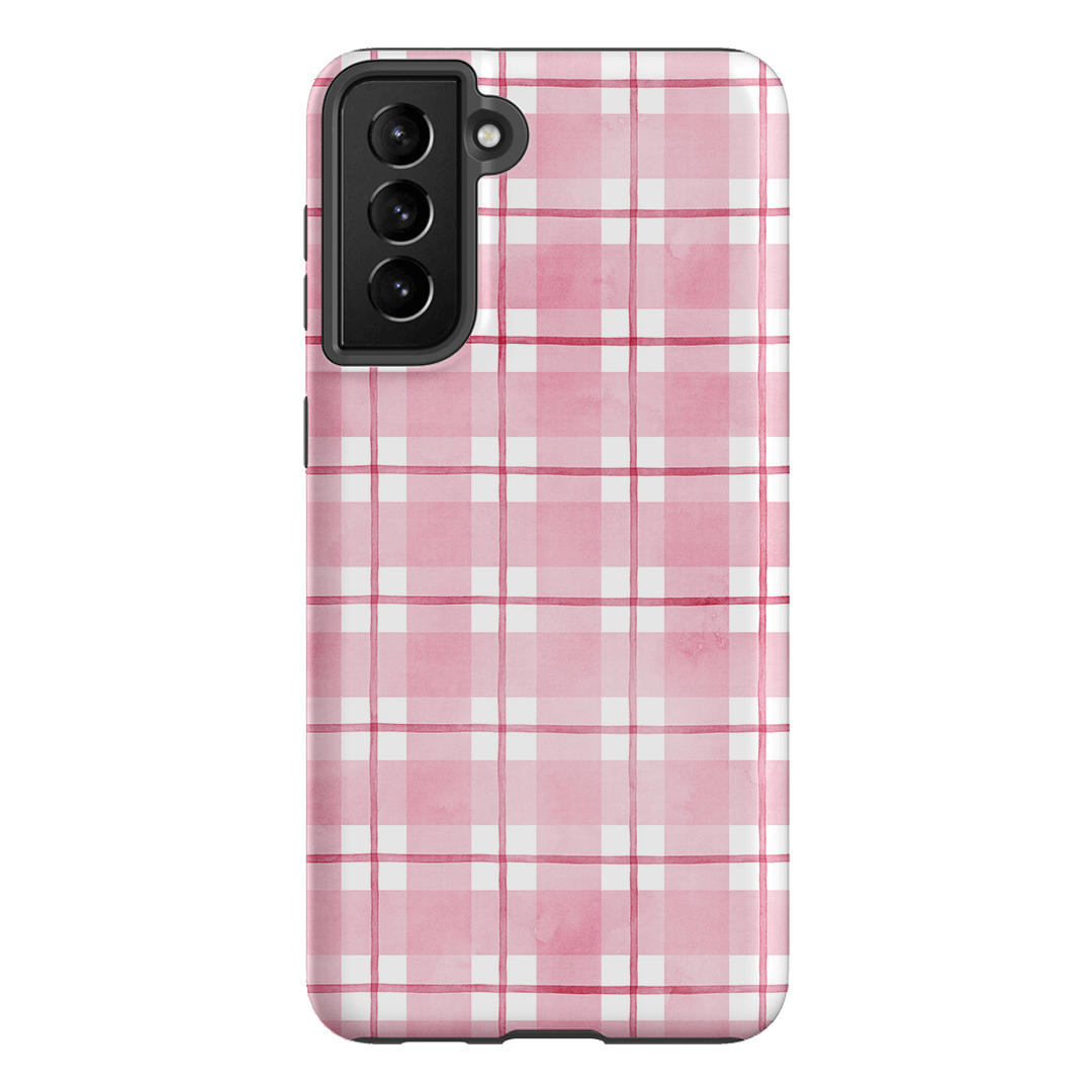 Musk Checker Printed Phone Cases Samsung Galaxy S21 Plus / Armoured by Oak Meadow - The Dairy