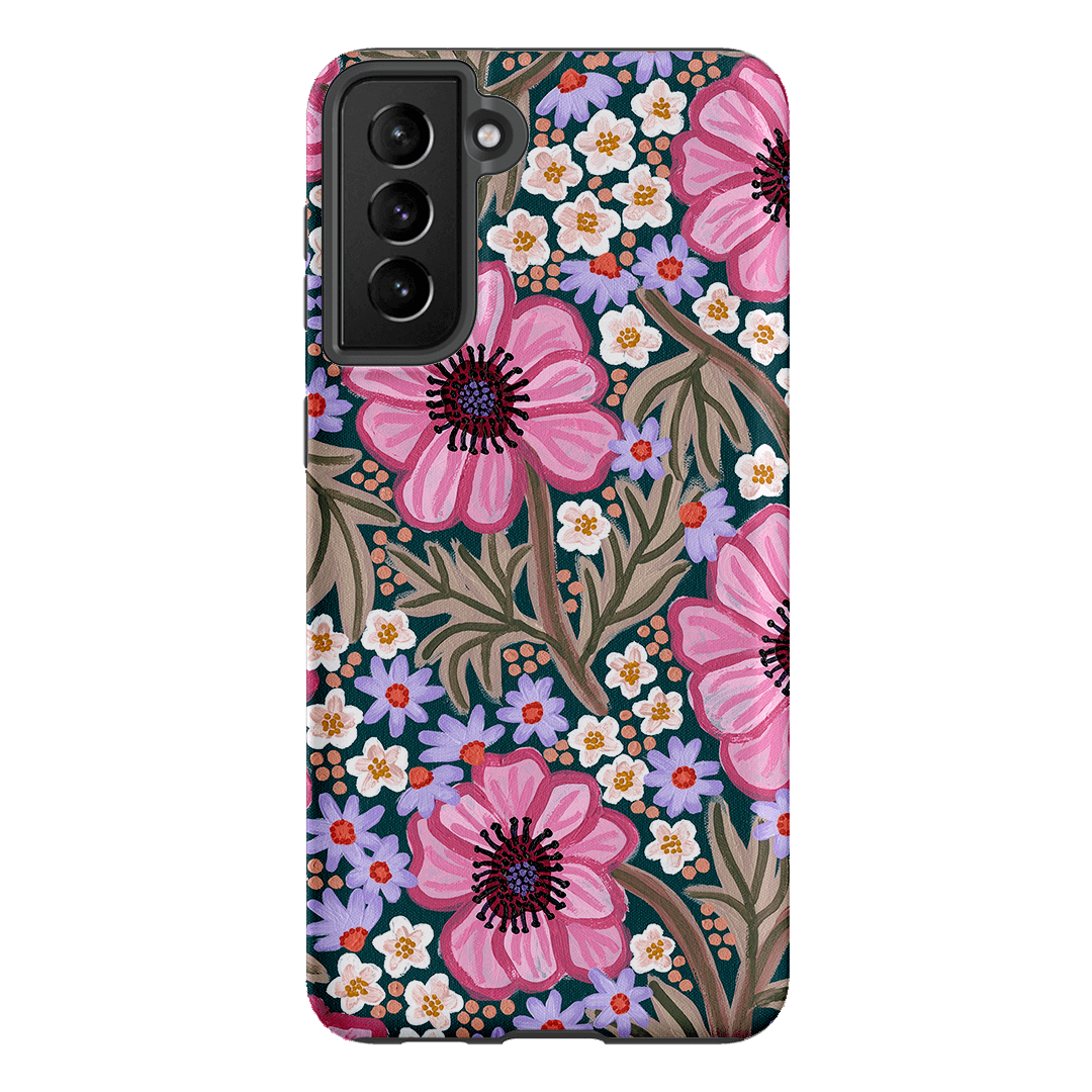Pretty Poppies Printed Phone Cases Samsung Galaxy S21 Plus / Armoured by Amy Gibbs - The Dairy