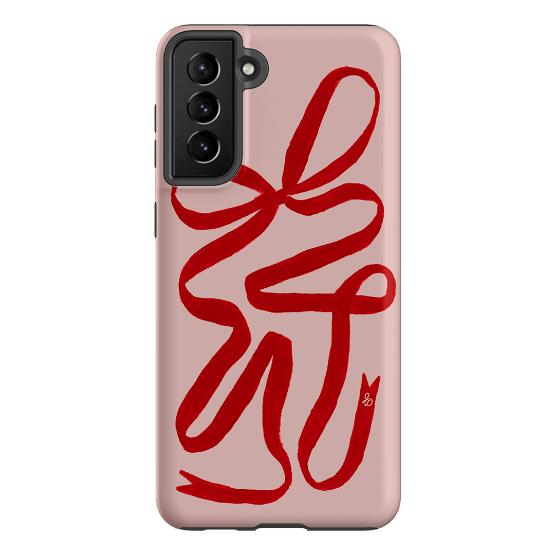 Valentine Ribbon Printed Phone Cases Samsung Galaxy S21 Plus / Armoured by Jasmine Dowling - The Dairy