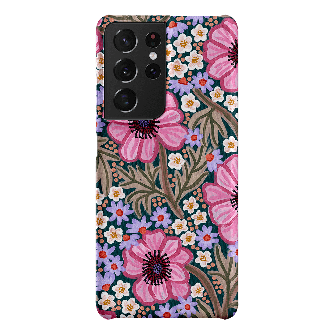 Pretty Poppies Printed Phone Cases Samsung Galaxy S21 Ultra / Snap by Amy Gibbs - The Dairy