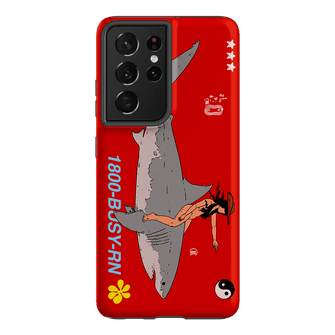1800-Busy Rn in Red Printed Phone Cases Samsung Galaxy S21 Ultra / Armoured by Easty Beasty - The Dairy