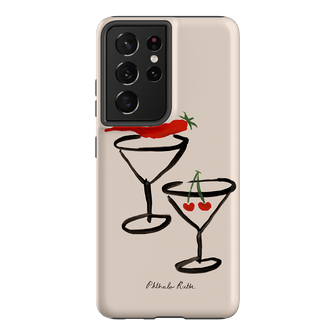 Chili Cherry Printed Phone Cases Samsung Galaxy S21 Ultra / Armoured by Phthalo Ruth - The Dairy