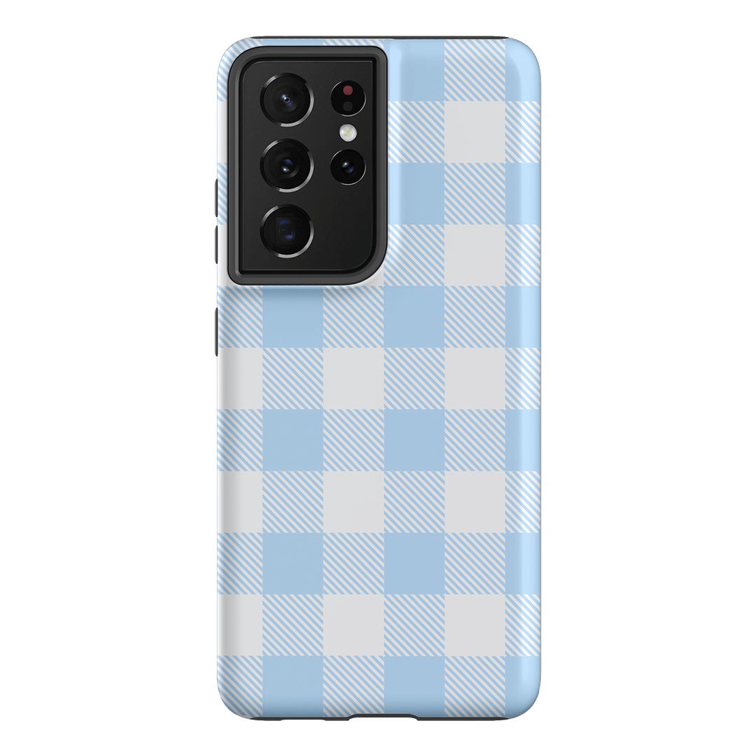 Cloud Plaid Printed Phone Cases Samsung Galaxy S21 Ultra / Armoured by The Dairy - The Dairy