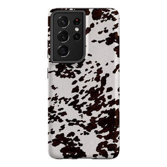 Cowhide Charm Printed Phone Cases Samsung Galaxy S21 Ultra / Armoured by The Dairy - The Dairy
