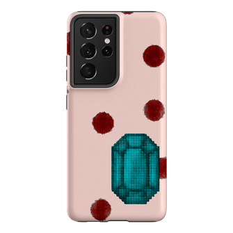 December Turquoise Printed Phone Cases Samsung Galaxy S21 Ultra / Armoured by Joiana - The Dairy