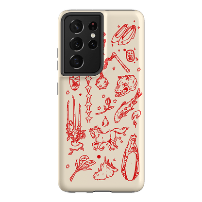 Dreamcore Cream Printed Phone Cases Samsung Galaxy S21 Ultra / Armoured by Easty Beasty - The Dairy