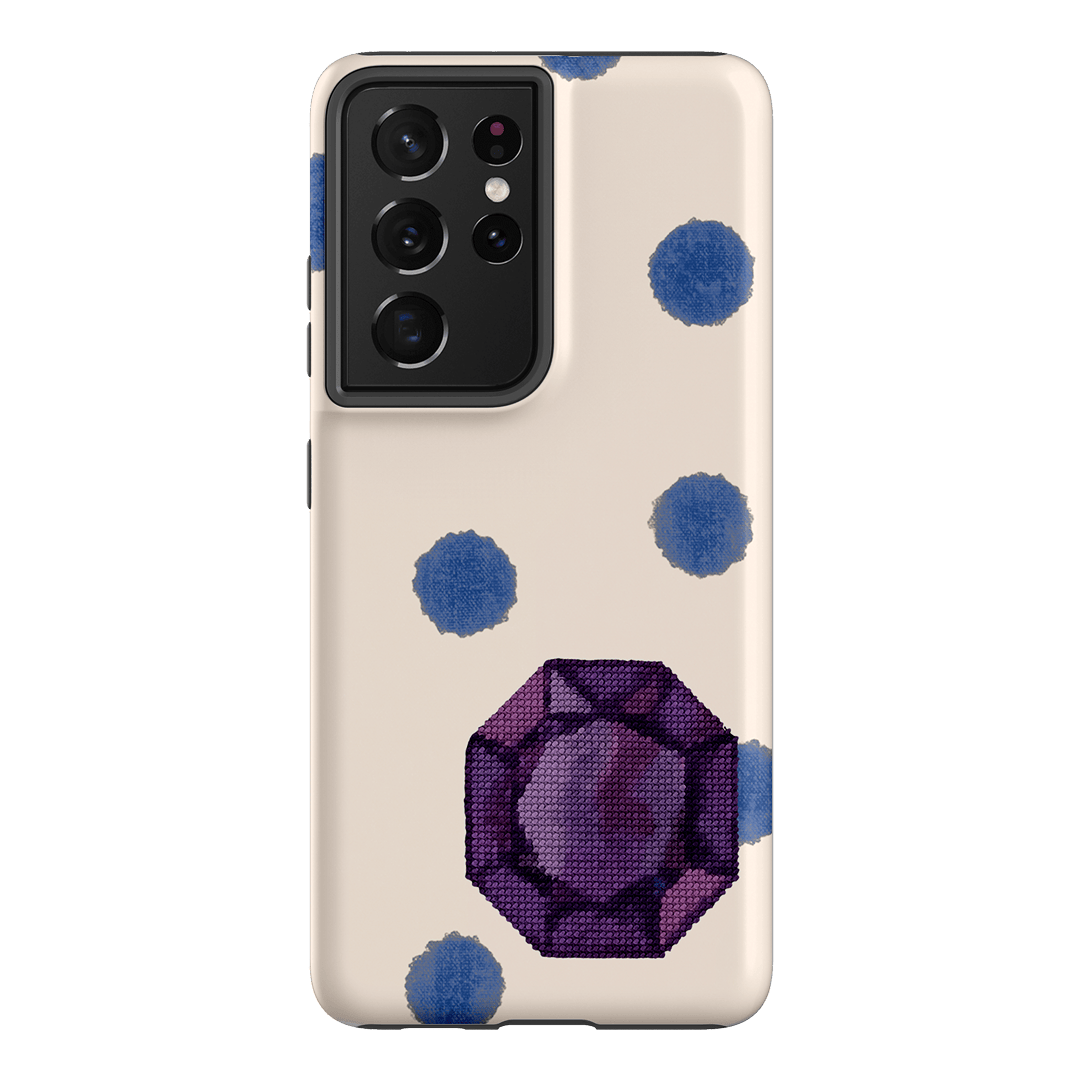 February Amethyst Printed Phone Cases Samsung Galaxy S21 Ultra / Armoured by Joiana - The Dairy