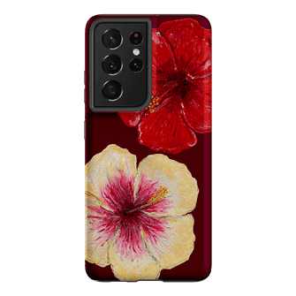 Hibiscus Flower Printed Phone Cases Samsung Galaxy S21 Ultra / Armoured by BG. Studio - The Dairy