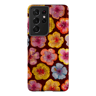 Hibiscus Holiday Rouge Printed Phone Cases Samsung Galaxy S21 Ultra / Armoured by BG. Studio - The Dairy