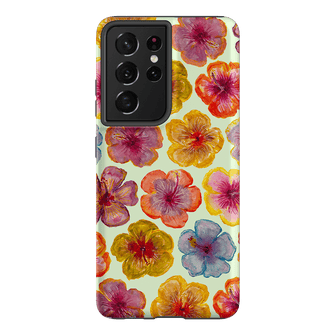 Hibiscus Holiday Sorbet Printed Phone Cases Samsung Galaxy S21 Ultra / Armoured by BG. Studio - The Dairy