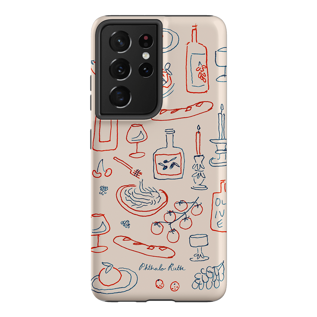 Italian Fare Printed Phone Cases Samsung Galaxy S21 Ultra / Armoured by Phthalo Ruth - The Dairy