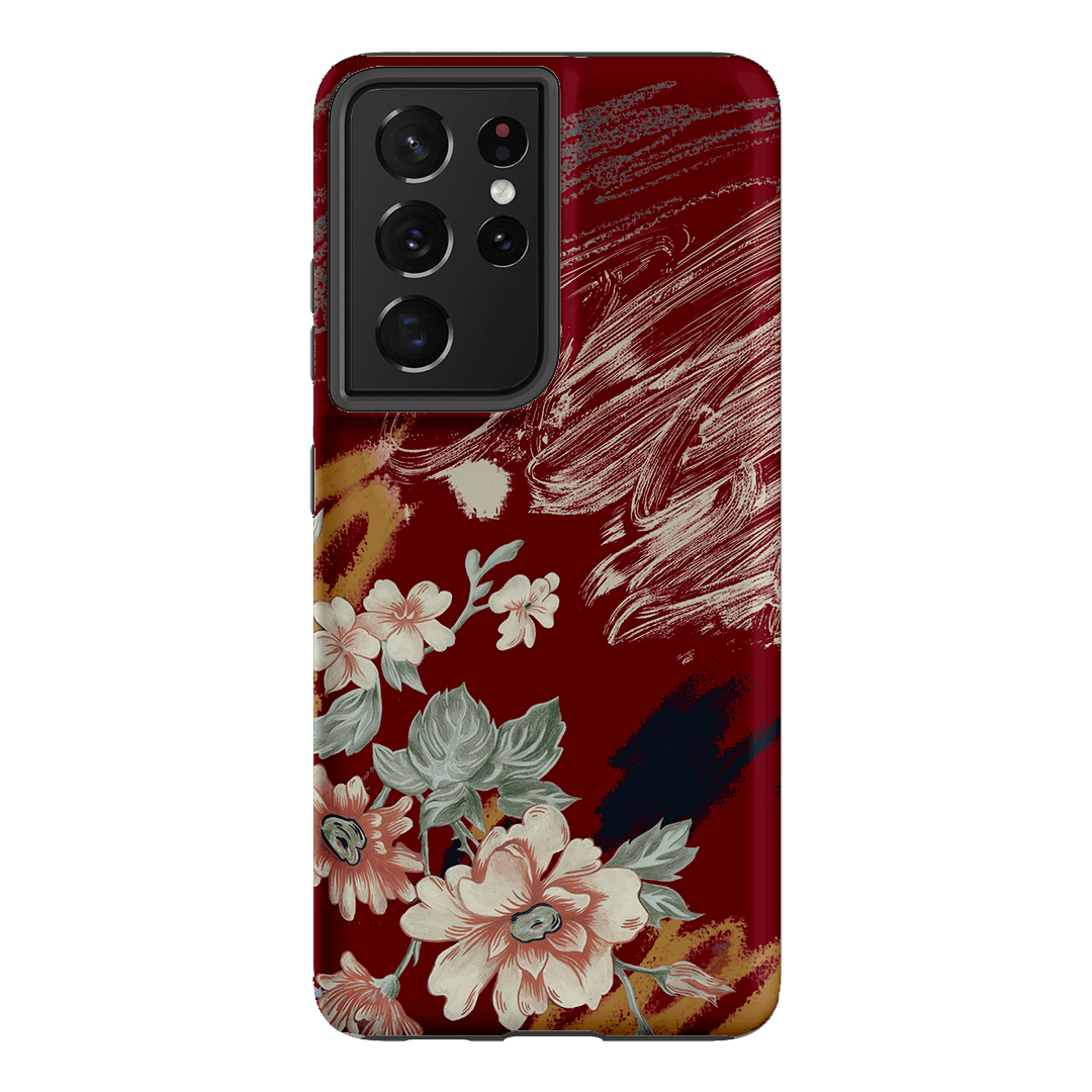 Love Floral Printed Phone Cases Samsung Galaxy S21 Ultra / Armoured by Desmond & Dempsey - The Dairy