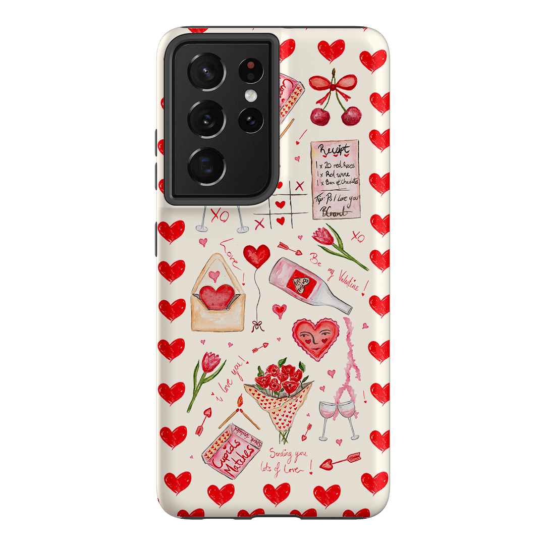 Love Note Printed Phone Cases Samsung Galaxy S21 Ultra / Armoured by BG. Studio - The Dairy