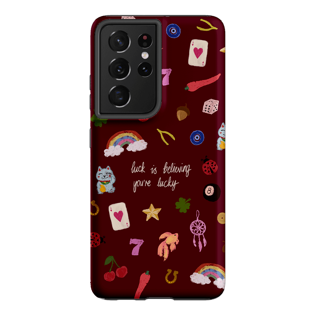 Lucky Printed Phone Cases Samsung Galaxy S21 Ultra / Armoured by Amy Gibbs - The Dairy