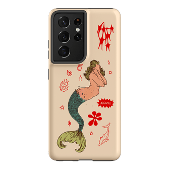 Mimi Cream Printed Phone Cases Samsung Galaxy S21 Ultra / Armoured by Easty Beasty - The Dairy